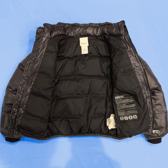 Diesel Down Puffer Coat - Picture 3 of 11